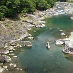 大熊谷出合上流付近の川の様子