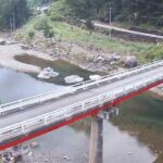 岩井橋付近の川の様子