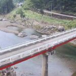 岩井橋付近の川の様子