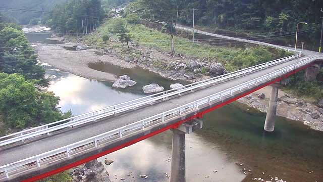 岩井橋付近の川の様子