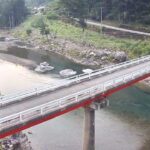 岩井橋付近の川の様子