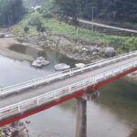 岩井橋付近の川の様子