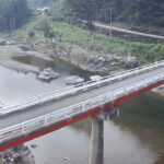 岩井橋付近の川の様子