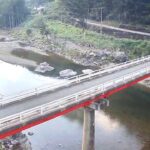 岩井橋付近の川の様子