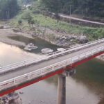 岩井橋付近の川の様子