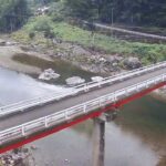 岩井橋付近の川の様子