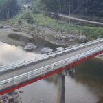 岩井橋付近の川の様子