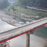 岩井橋付近の川の様子