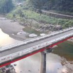 岩井橋付近の川の様子