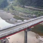 岩井橋付近の川の様子