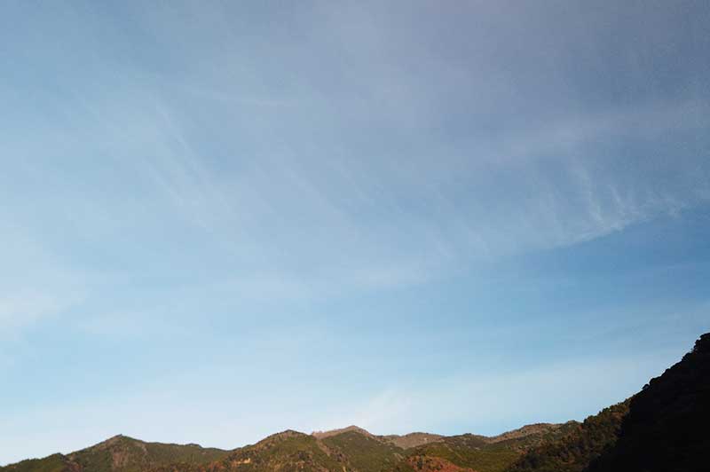 12月20日の空の様子