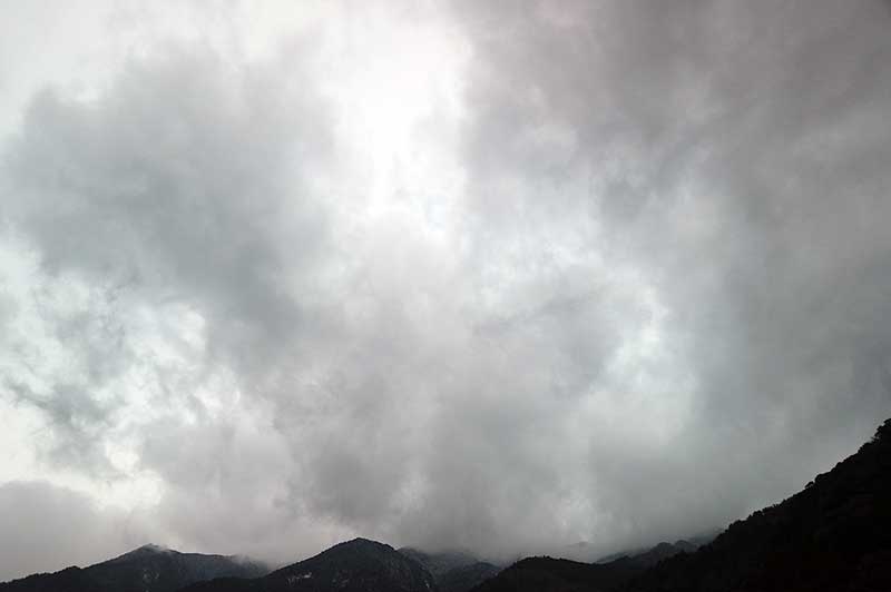 2月21日の空の様子