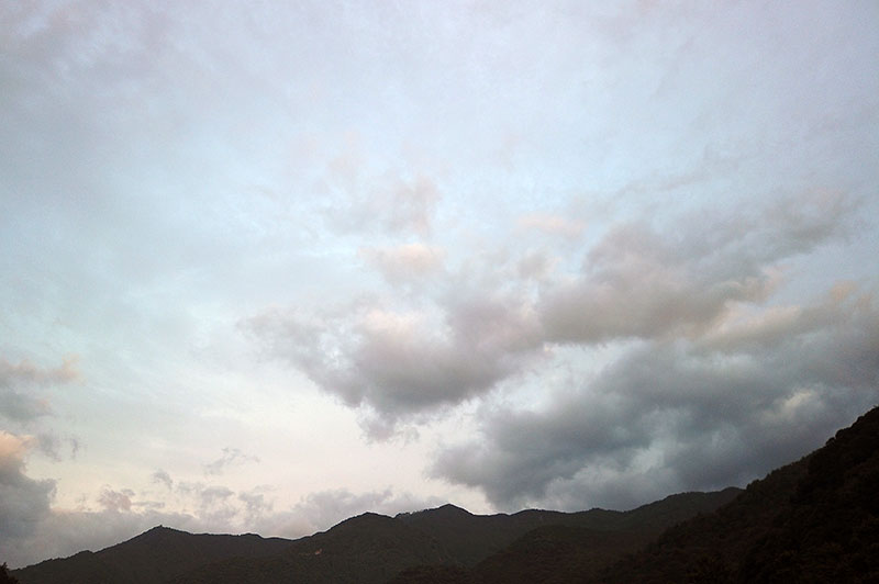 8月7の空の様子