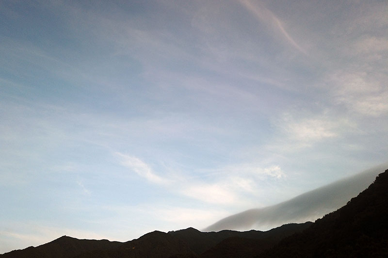 8月22日の空の様子