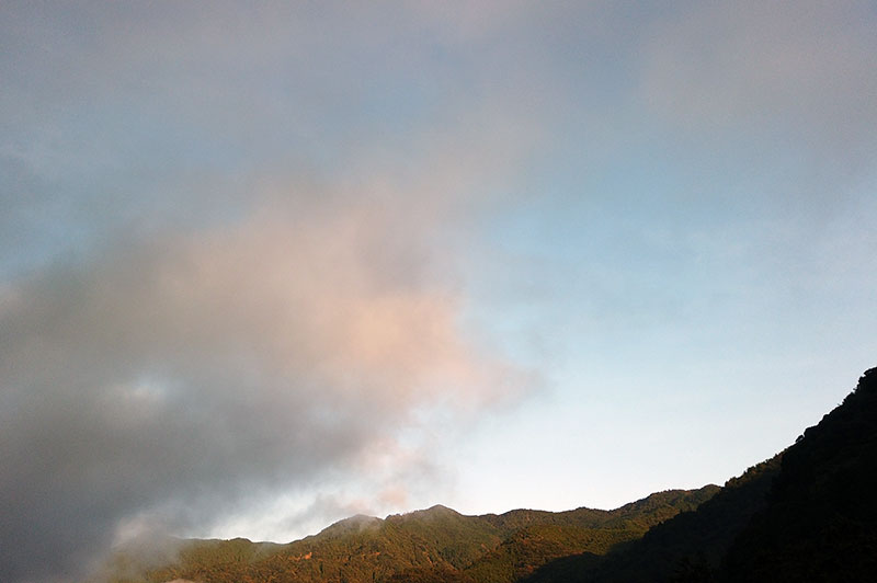 10月2日の空の様子