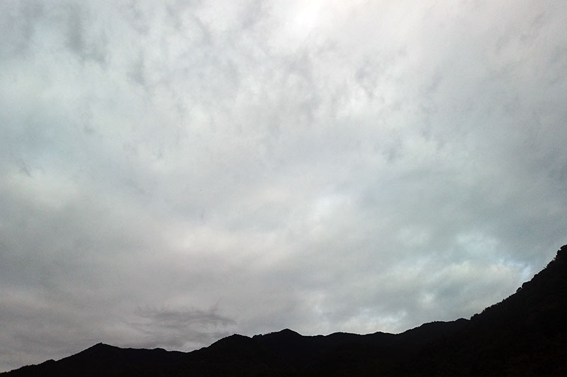 10月21日の空の様子