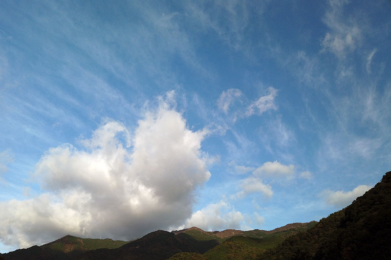 11月18日の空の様子