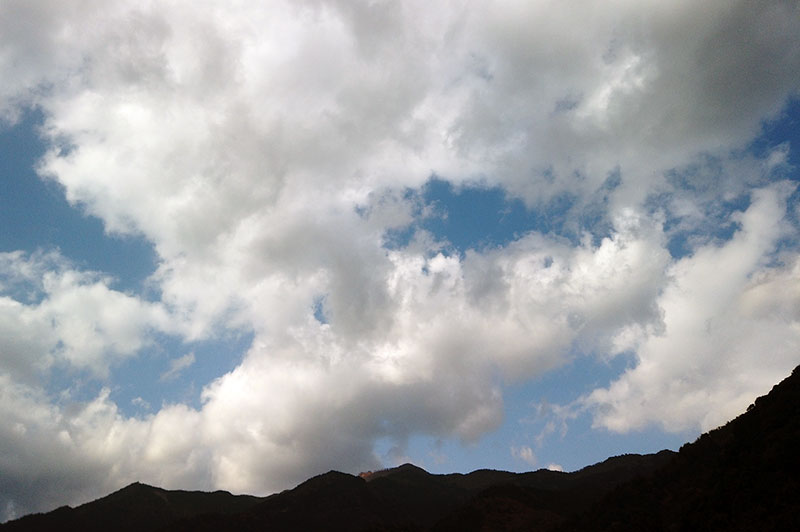 12月8日の空の様子