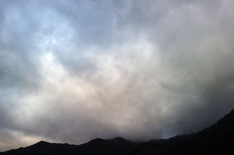 12月15日の空の様子