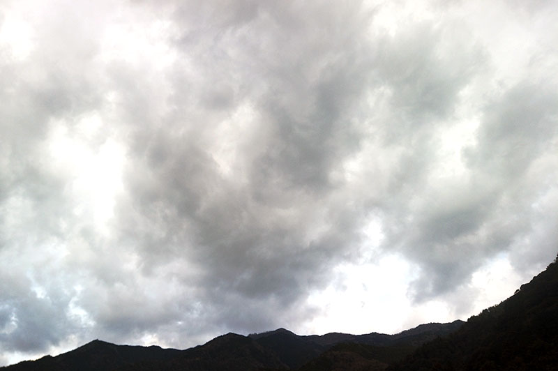 12月30日の空の様子