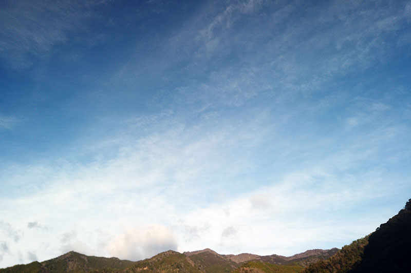 12月31日の空の様子