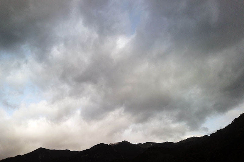 1月27日の空の様子