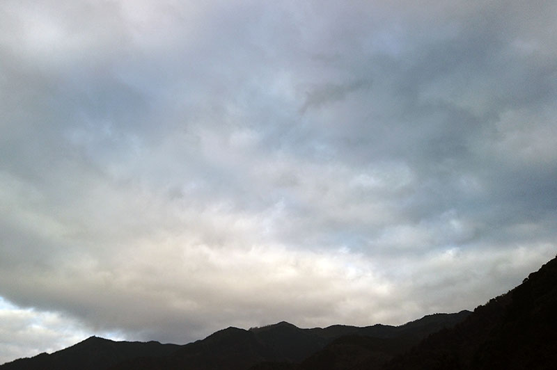 2月15日の空の様子